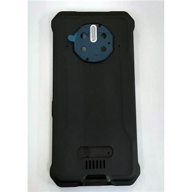 Tapa trasera o tapa bateria negra para Doogee V10 5G mas boton rojo