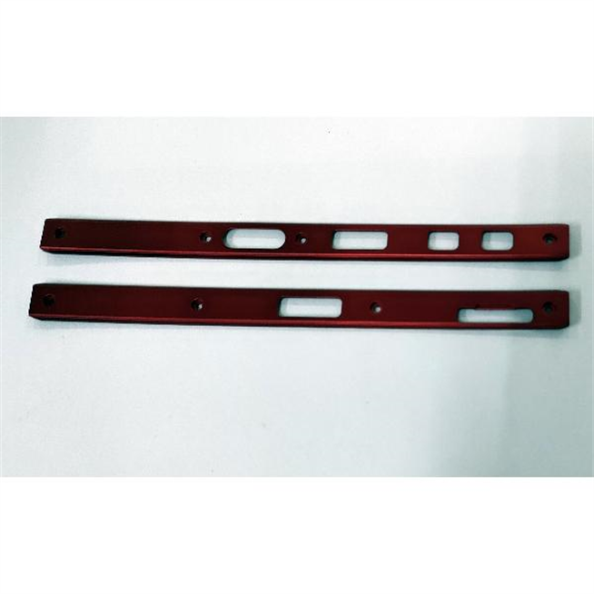 Set 2 embellecedor lateral rojo para Doogee V10 5G calidad premium