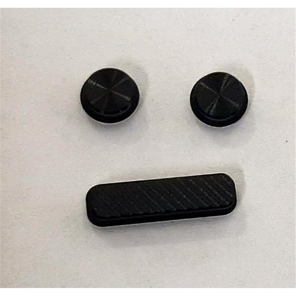 Set 3 botones negros para Doogee V20 Pro calidad premium