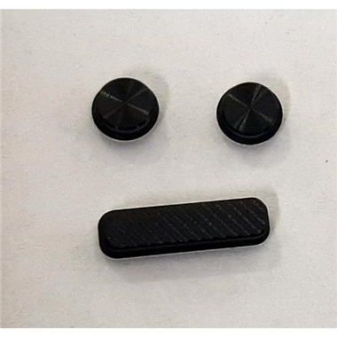 Set 3 botones negros para Doogee V20 Pro calidad premium