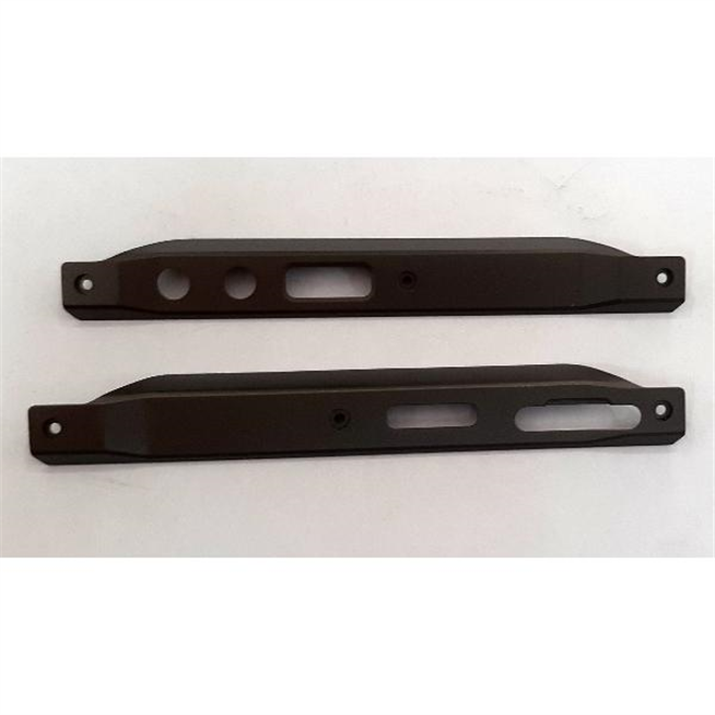 Set 2 embellecedores laterales gris para Doogee V20 calidad premium