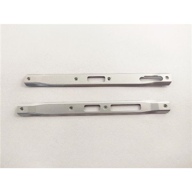Set 2 embellecedor lateral plata para Doogee V30 calidad premium