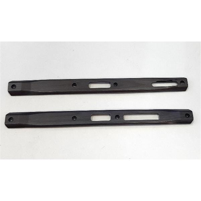 set 2 embellecedor lateral negro para Doogee V30 calidad premium