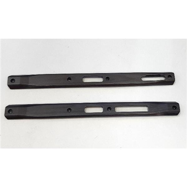 set 2 embellecedor lateral negro para Doogee V30 calidad premium
