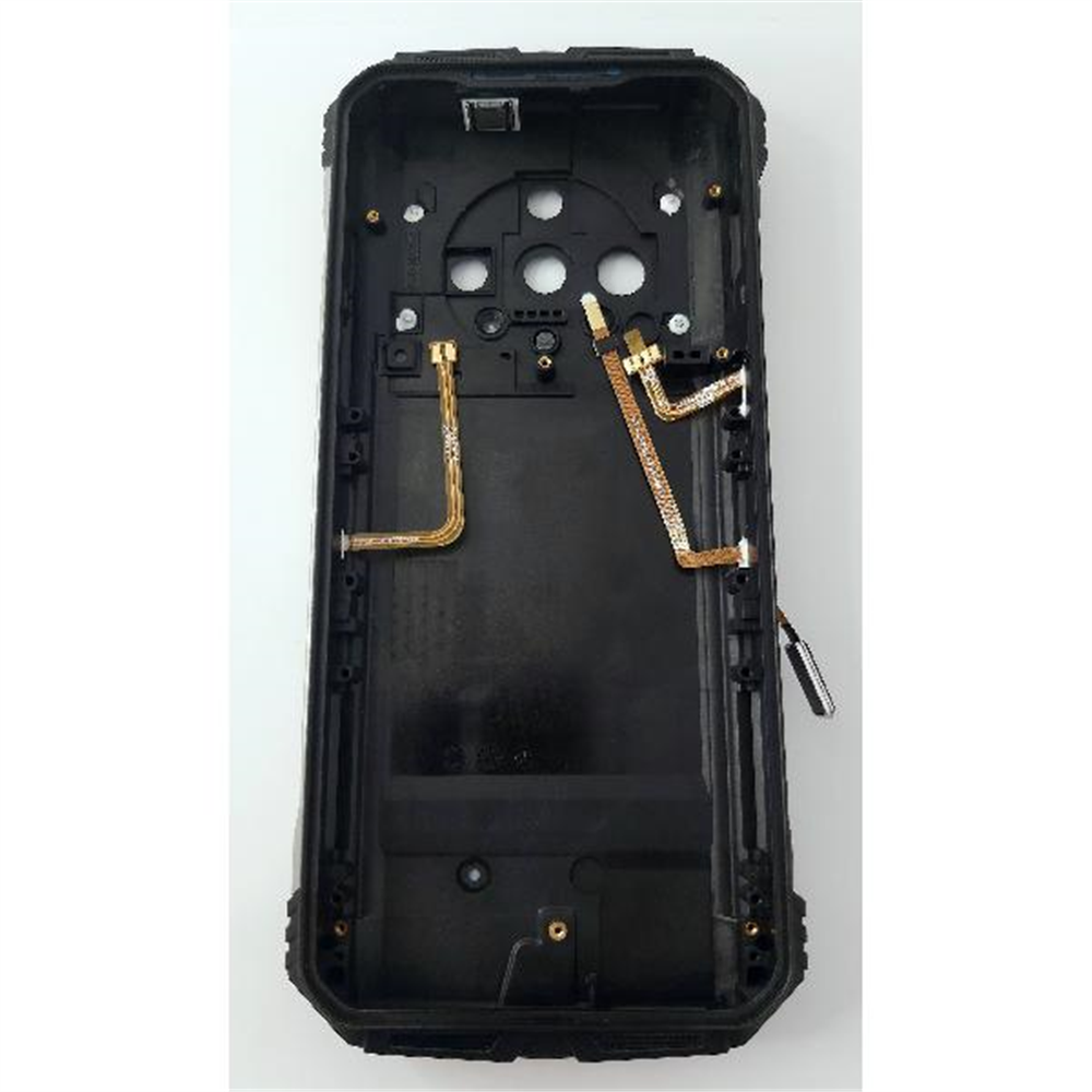Carcasa trasera o tapa trasera negra plata para Doogee V31 GT