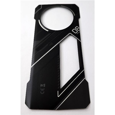 Tapa trasera o tapa bateria negra para Doogee V40 Pro 5G