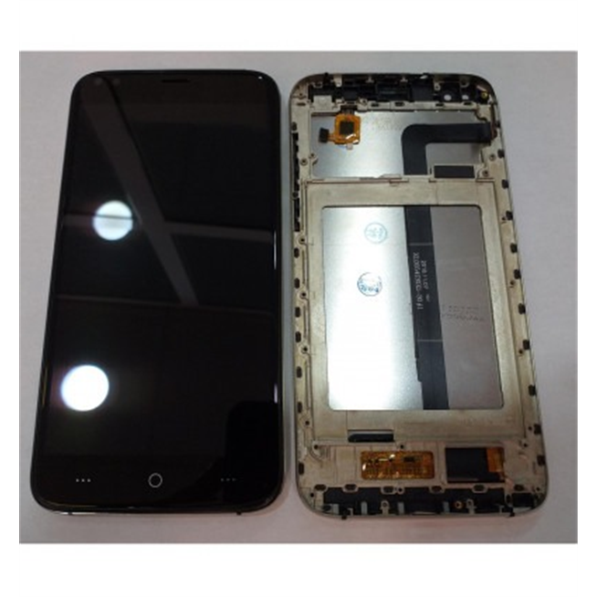Doogee X30 pantalla lcd + tactil negro + marco dorado