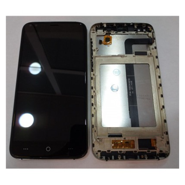 Doogee X30 pantalla lcd + tactil negro + marco dorado