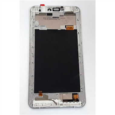 Pantalla lcd para Doogee X7 X7 Pro mas tactil blanco mas marco plata calidad premium