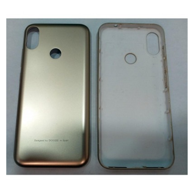 Doogee X70 tapa trasera o tapa bateria dorada
