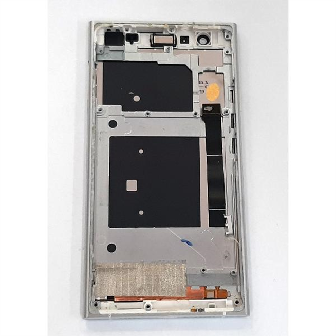 Pantalla lcd para Doogee Y300 mas tactil blanco mas marco plata calidad premium