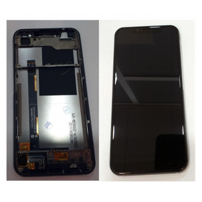 Elephone A4 pantalla lcd + tactil negro + marco negro