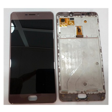 Elephone P8 2017 pantalla lcd + tactil dorado + marco dorado