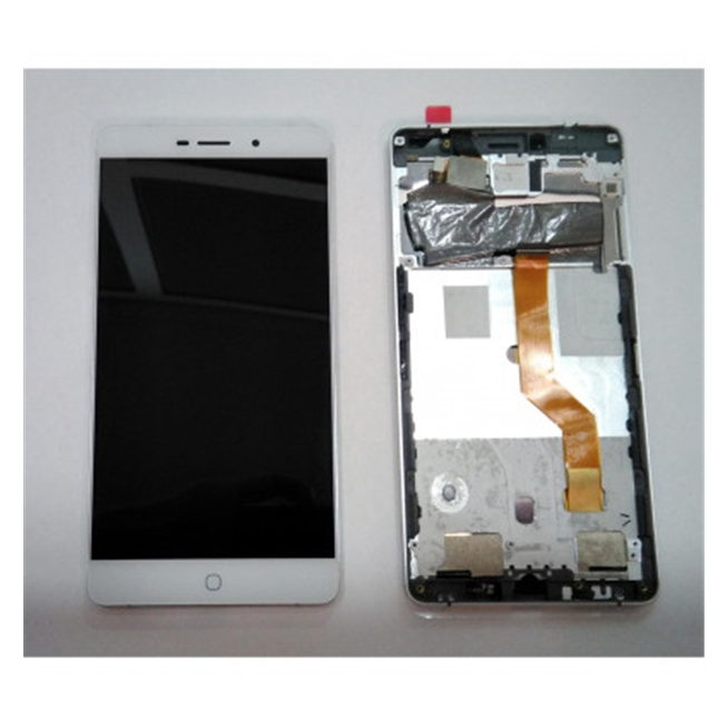 Pantalla LCD para Elephone P9000 mas tactil negro mas marco blanco