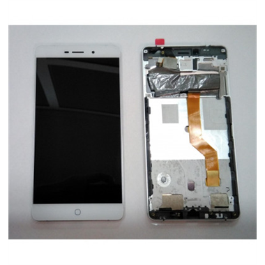 Pantalla LCD para Elephone P9000 mas tactil negro mas marco blanco