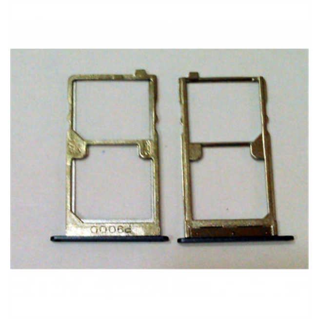 Soporte o bandeja SIM gris para Elephone P9000 