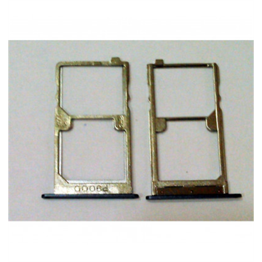 Soporte o bandeja SIM gris para Elephone P9000 