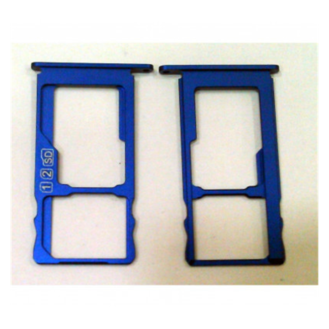 Soporte o bandeja SIM azul para Elephone U 