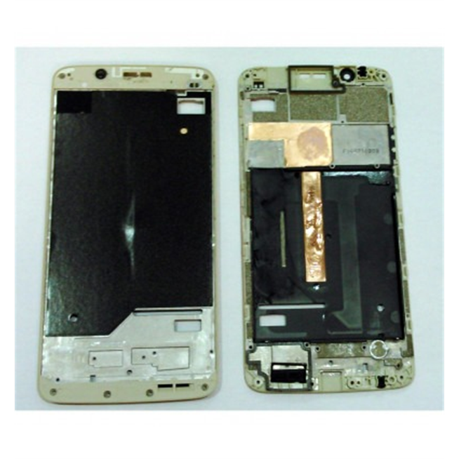 ZTE Axon 7 carcasa central o marco dorado premium