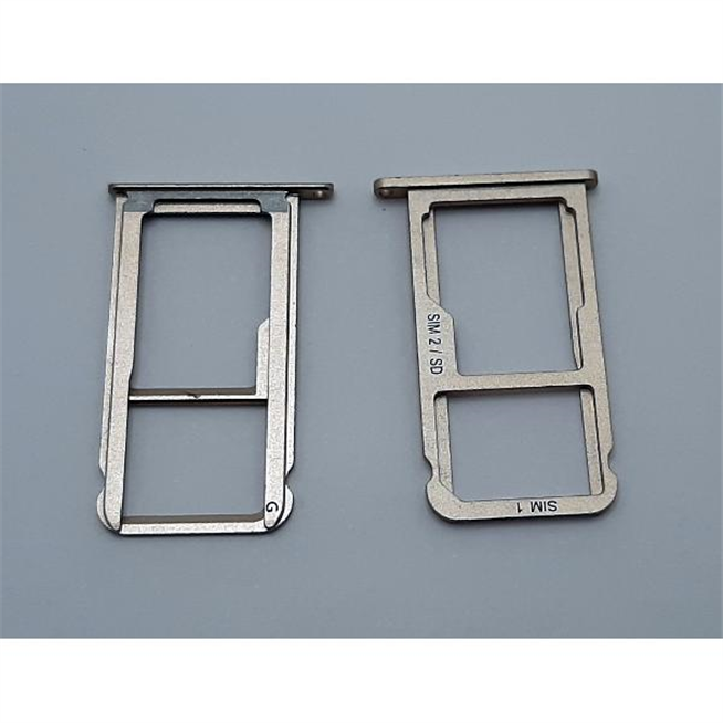 Soporte o bandeja sim dorada para ZTE Axon 7 Mini calidad premium