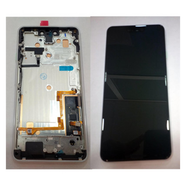 Google Pixel 3XL pantalla lcd + tactil negro + marco blanco