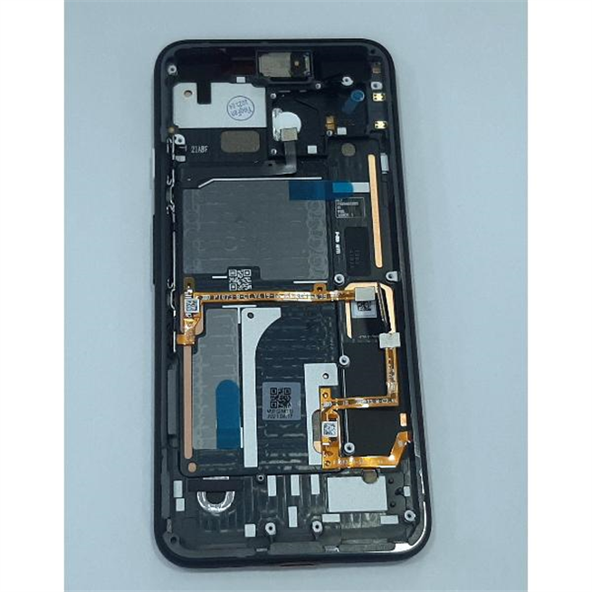 Pantalla lcd para Google Pixel 4 20GF2BW0001 mas tactil negro mas marco negro Service Pack