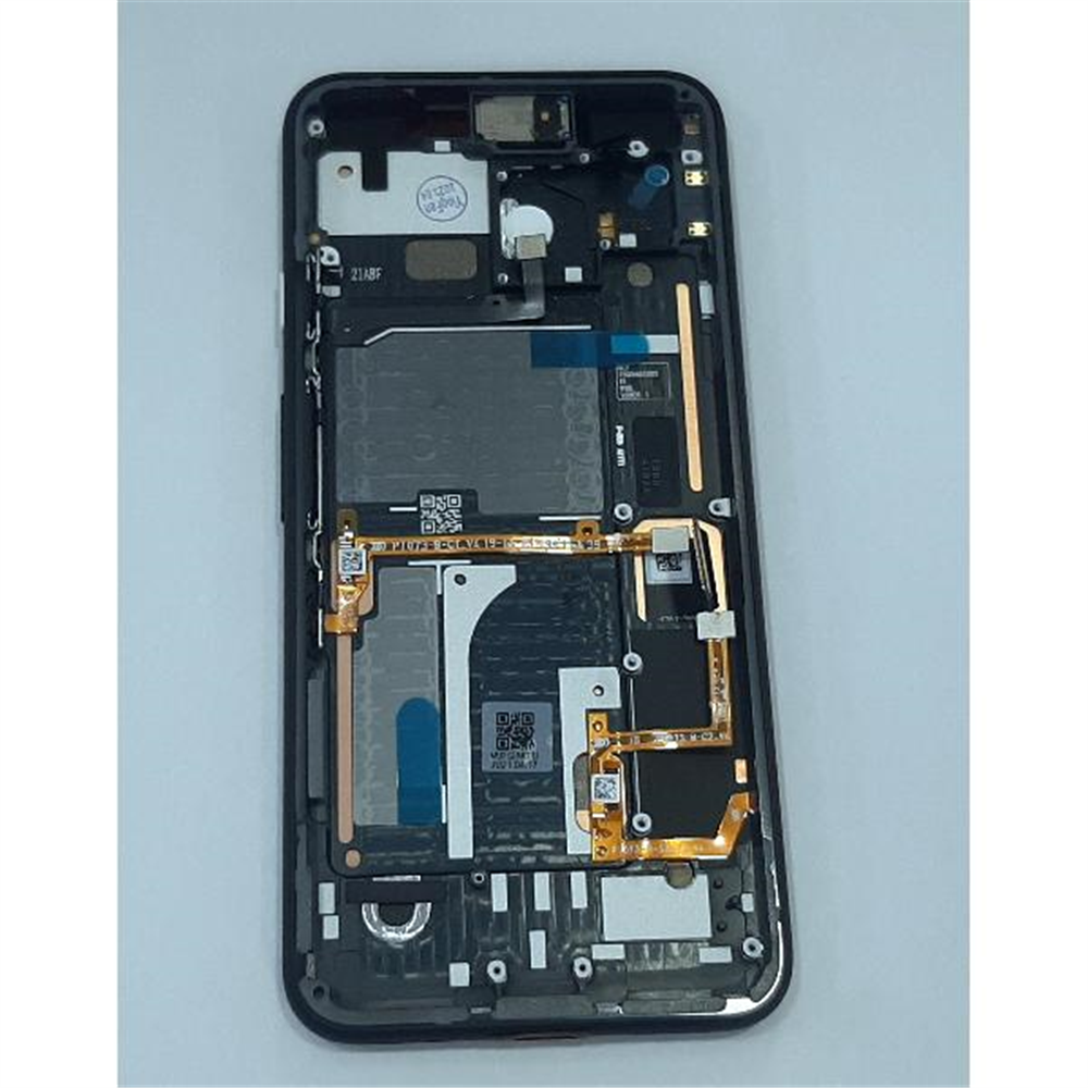 Pantalla lcd para Google Pixel 4 20GF2BW0001 mas tactil negro mas marco negro Service Pack
