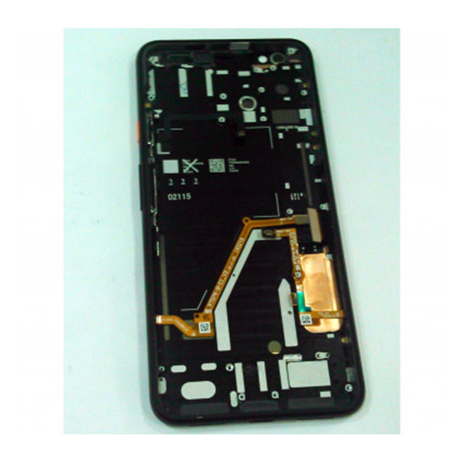 Pantalla lcd para Google Pixel 4 XL mas tactil negro mas marco naranja calidad premium G020JG020P G020Q