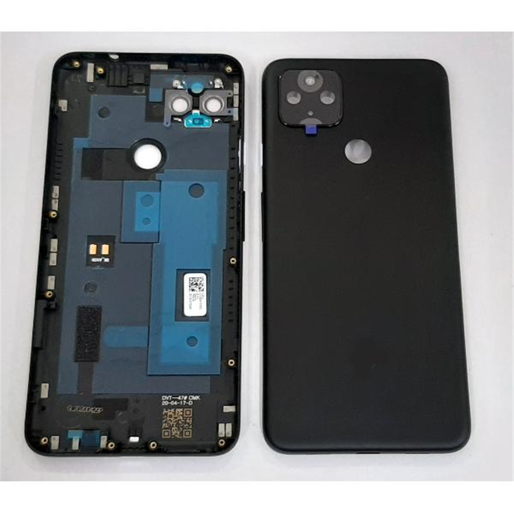 Tapa trasera o tapa bateria negra para Google Pixel 4A 5G mas cubierta camara