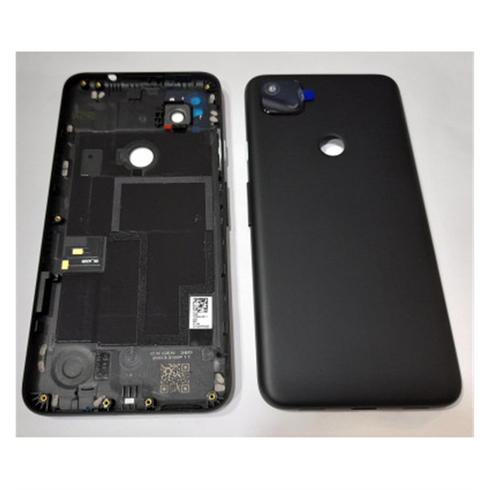 Tapa trasera o tapa bateria negra para Google Pixel 4A