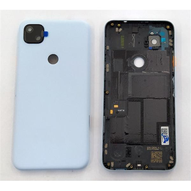 Tapa trasera o tapa bateria azul para Google Pixel 4A 5G mas cubierta camara