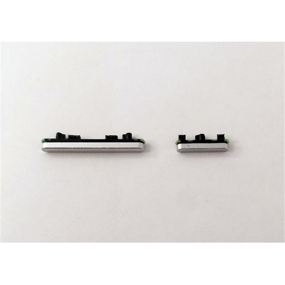 Set 2 botones platas para Google Pixel 6 Pro calidad premium