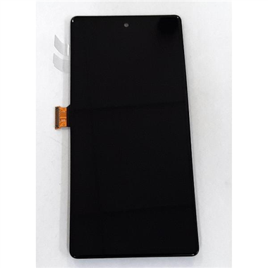 Pantalla lcd para Google Pixel 6A mas tactil negro mas marco negro calidad premium