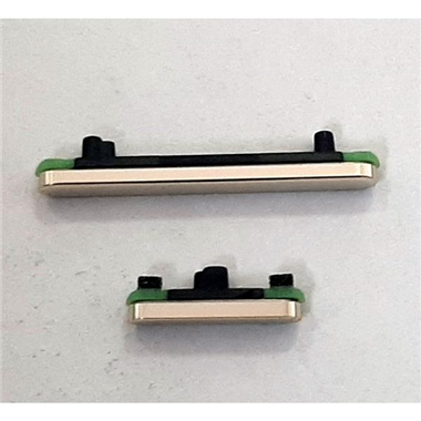 Set 2 botones dorados para Google Pixel 7 calidad premium