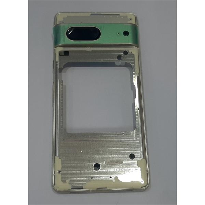carcasa central o marco dorado para Google Pixel 7 calidad premium