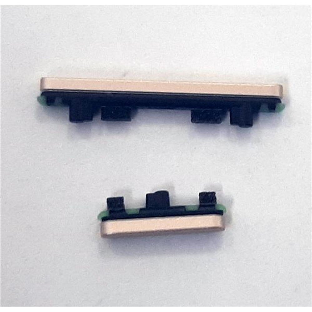 Set 2 botones dorados para Google Pixel 7 Pro calidad premium