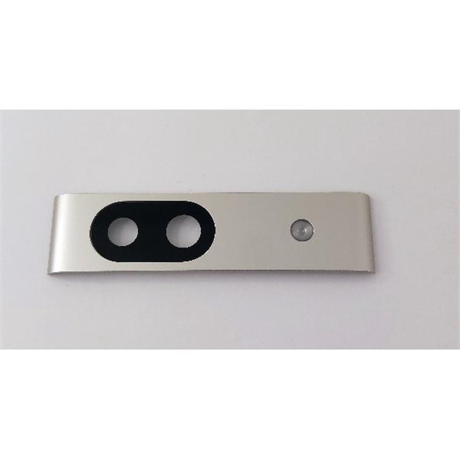 Lente de camara para Google Pixel 8A 5G con marco plata calidad premium