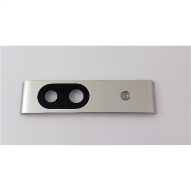 Lente de camara para Google Pixel 8A 5G con marco plata calidad premium
