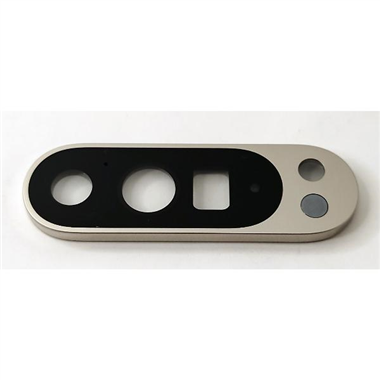 Cristal de camara para Google Pixel 9 Pro XL con marco blanco calidad premium