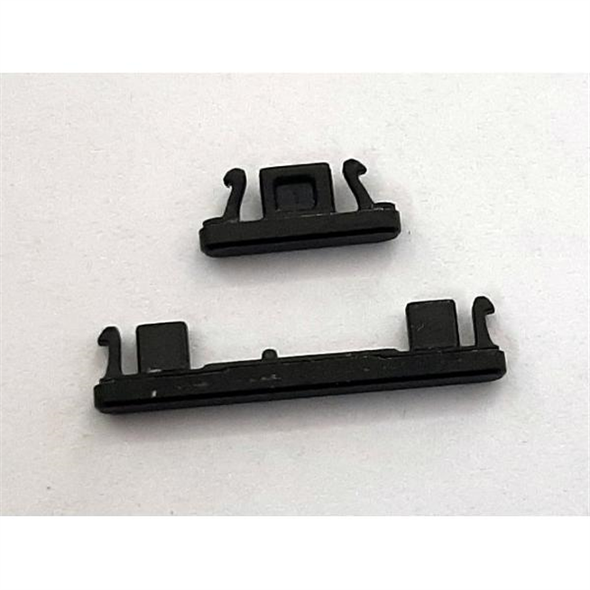 Set 2 botones negros para HTC Google Pixel 2 calidad premium