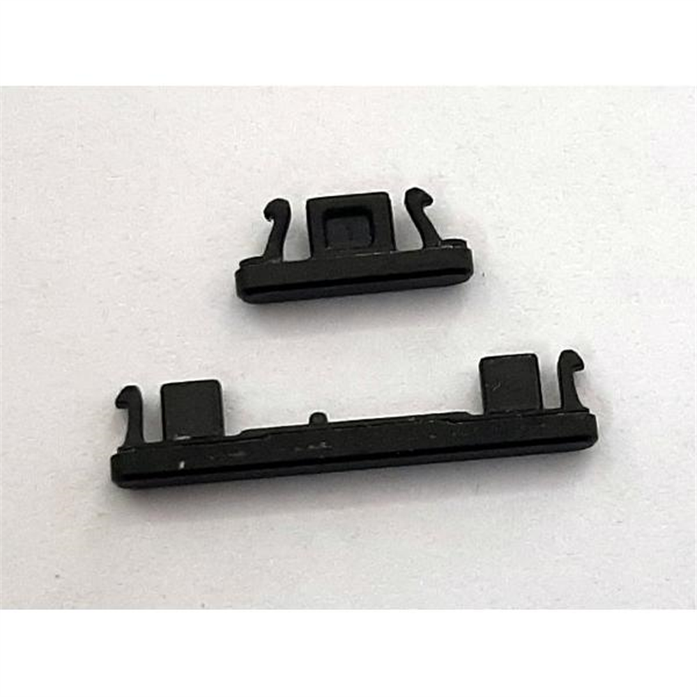 Set 2 botones negros para HTC Google Pixel 2 calidad premium