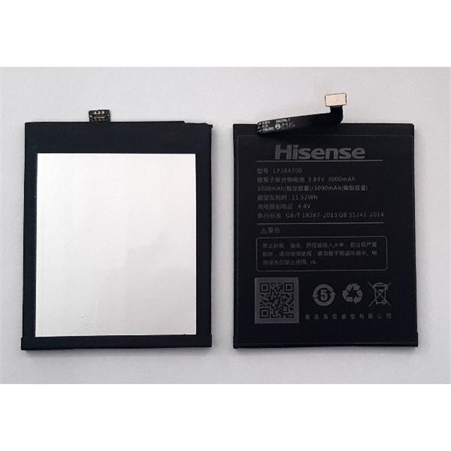 Bateria LP384300 3090mAh para Hisense A1 A2 Pro H10 Lite E77 Mini K1
