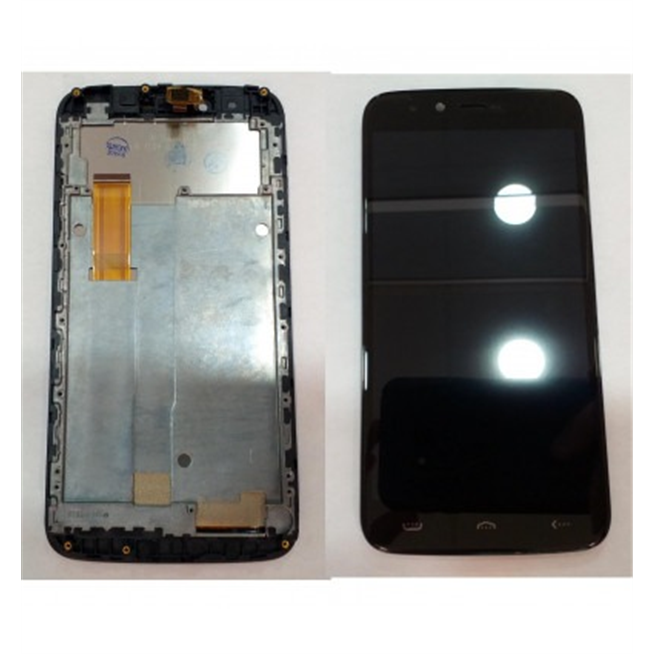Homtom HT50 pantalla lcd + tactil negro + marco negro