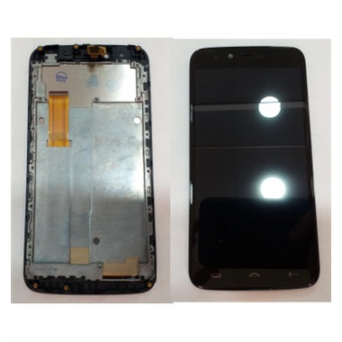 Homtom HT50 pantalla lcd + tactil negro + marco negro