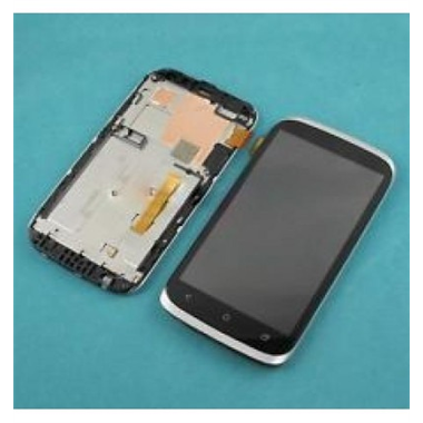 Htc Desire X T328E Lcd + Táctil negro + Marco premium