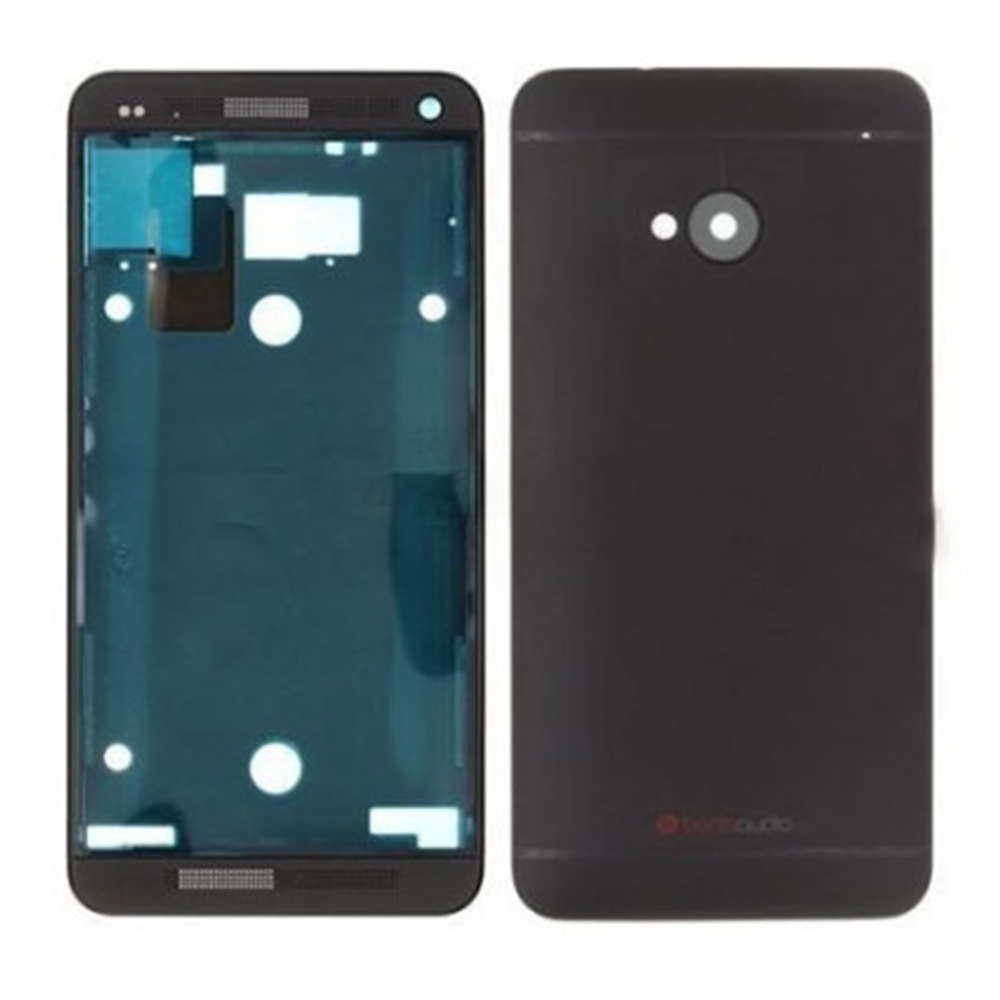 Htc M7 801E carcasa completa negro 