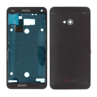 Htc M7 801E carcasa completa negro 