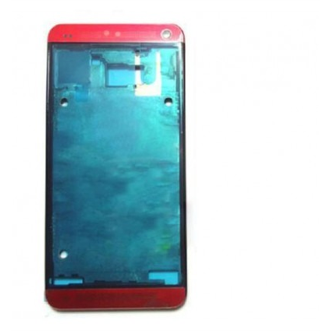 Htc One M7 801E marco frontal rojo premium