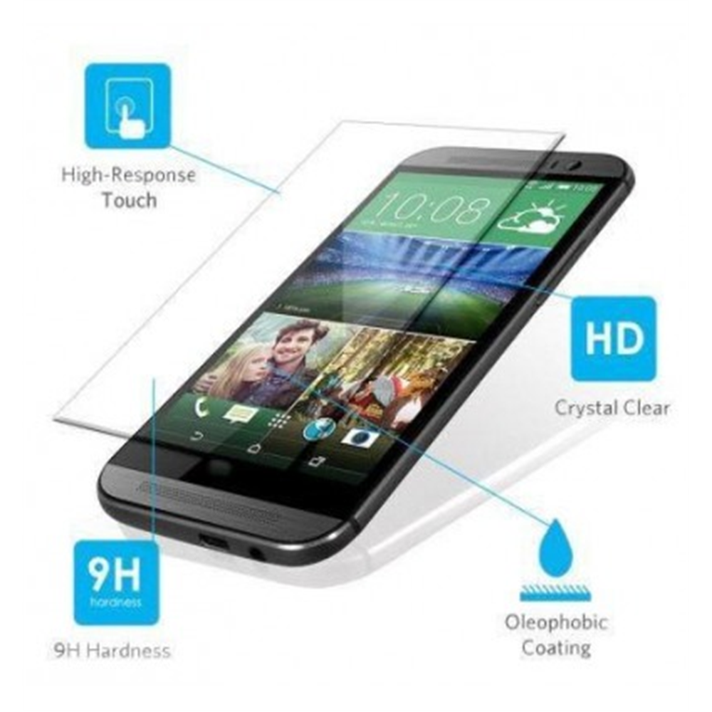 Htc one M8 protector cristal templado