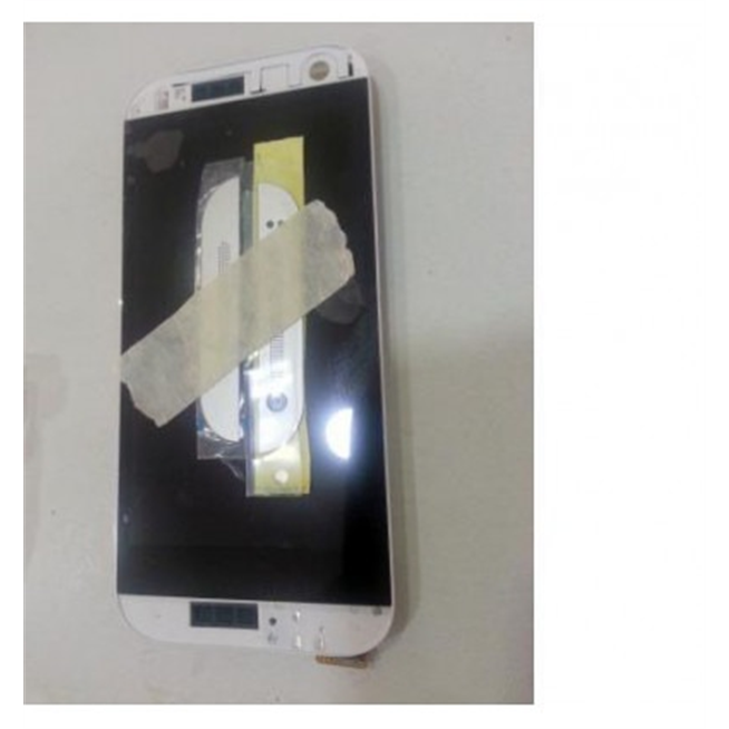 Htc One Mini 2 M8 pantalla lcd + táctil negro + marco blanco